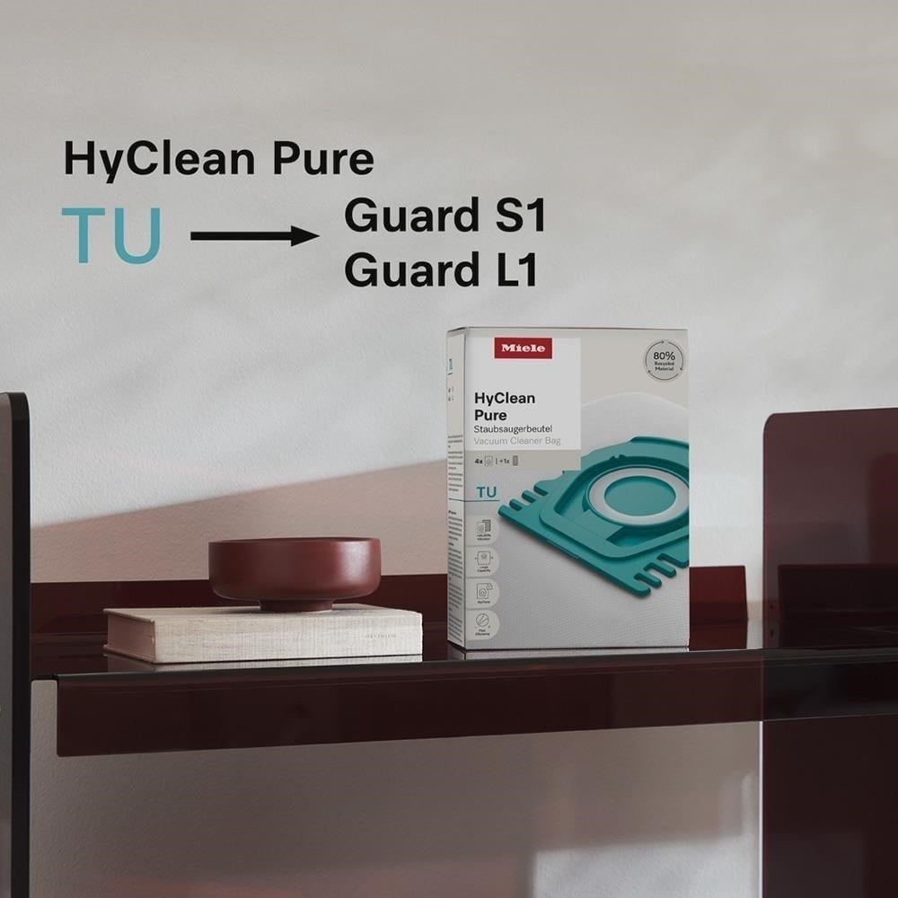 Miele HyClean Pure TU Süpürge Toz Torbası Guard L1 ve Guard S1'ler İçin