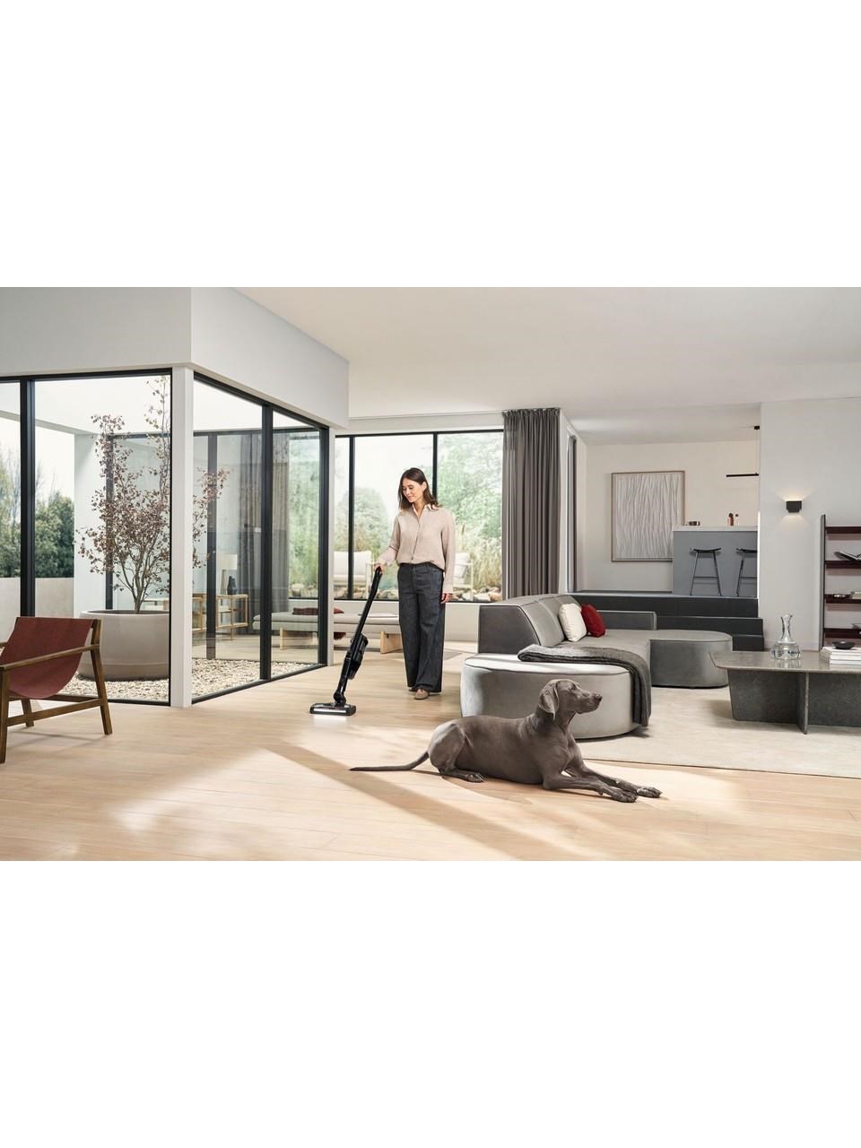 Miele Triflex HX3 Cat&Dog Obsidyen Siyahı - Şarjlı Dik Süpürge