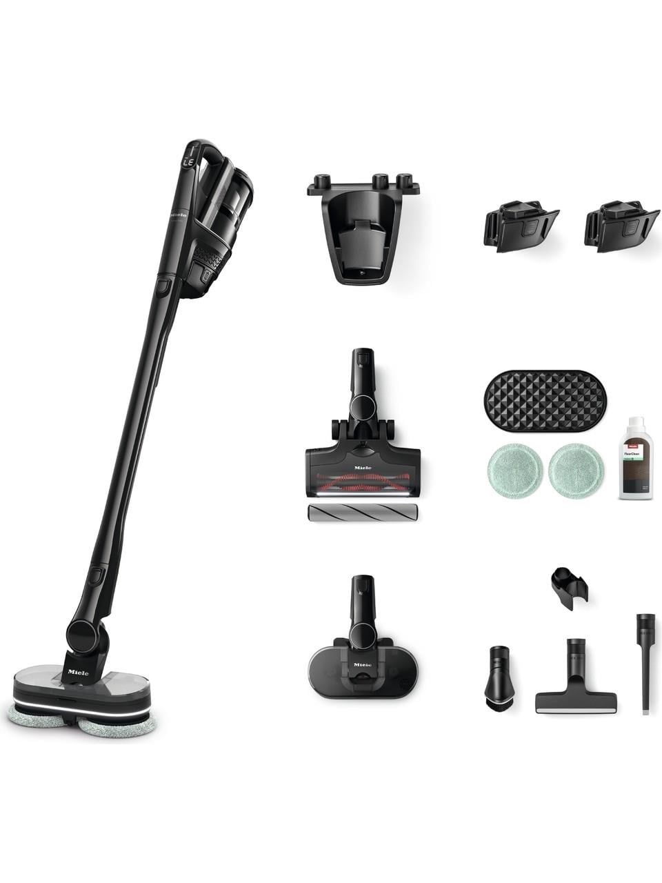 Miele Triflex HX3 Plus Aqua Obsidiyen Siyahı - Şarjlı Dik Süpürge