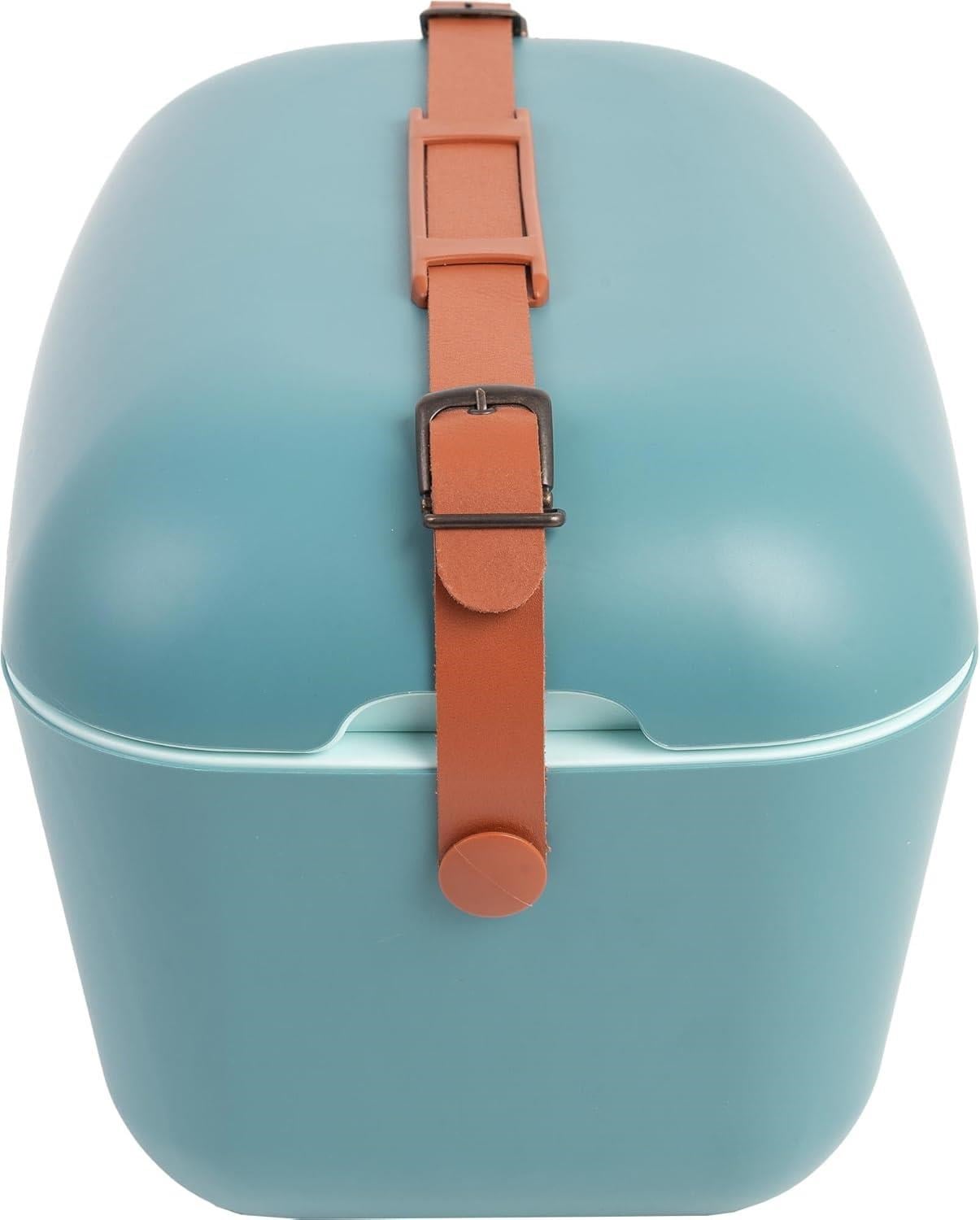 Polarbox 9312 Deri Kayışlı Blue - Marine Classic 20Lt. Taşınabilir Soğuk&Sıcak Termos Çanta