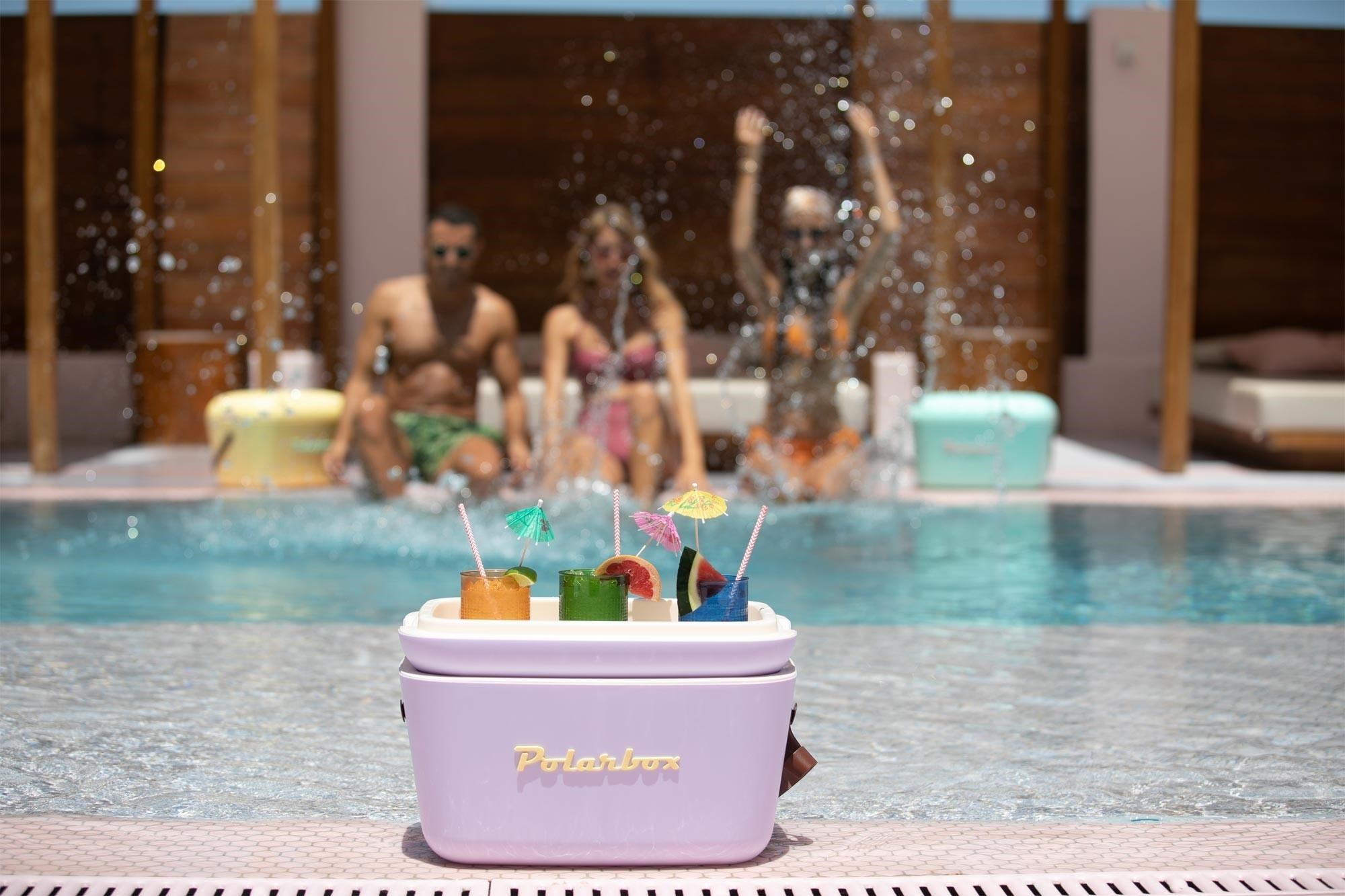 POLARBOX Lilac-Sorbet Pop Leylak-Şerbet Soğuk ve Sıcak Termos Çanta 20L