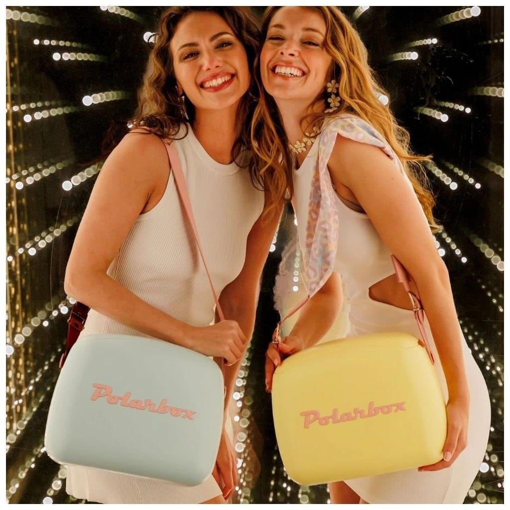 POLARBOX  Lime-Lilac Pop / Açık Yeşil-Lila Soğuk ve Sıcak Termos Çanta 6L