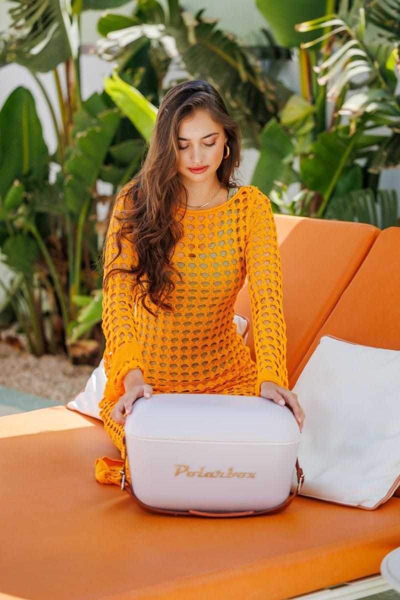 POLARBOX Pearl - Gold / İnci - Gold Soğuk ve Sıcak Termos Çanta 12L