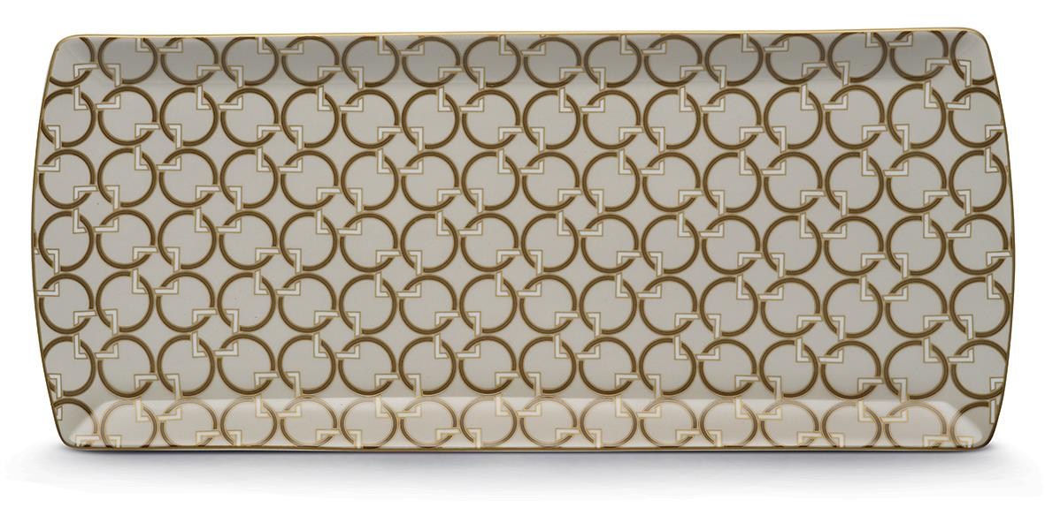 Pozzi Milano Deco Porselen Servis Tabağı 35cm x 15cm - PM0131 DECO