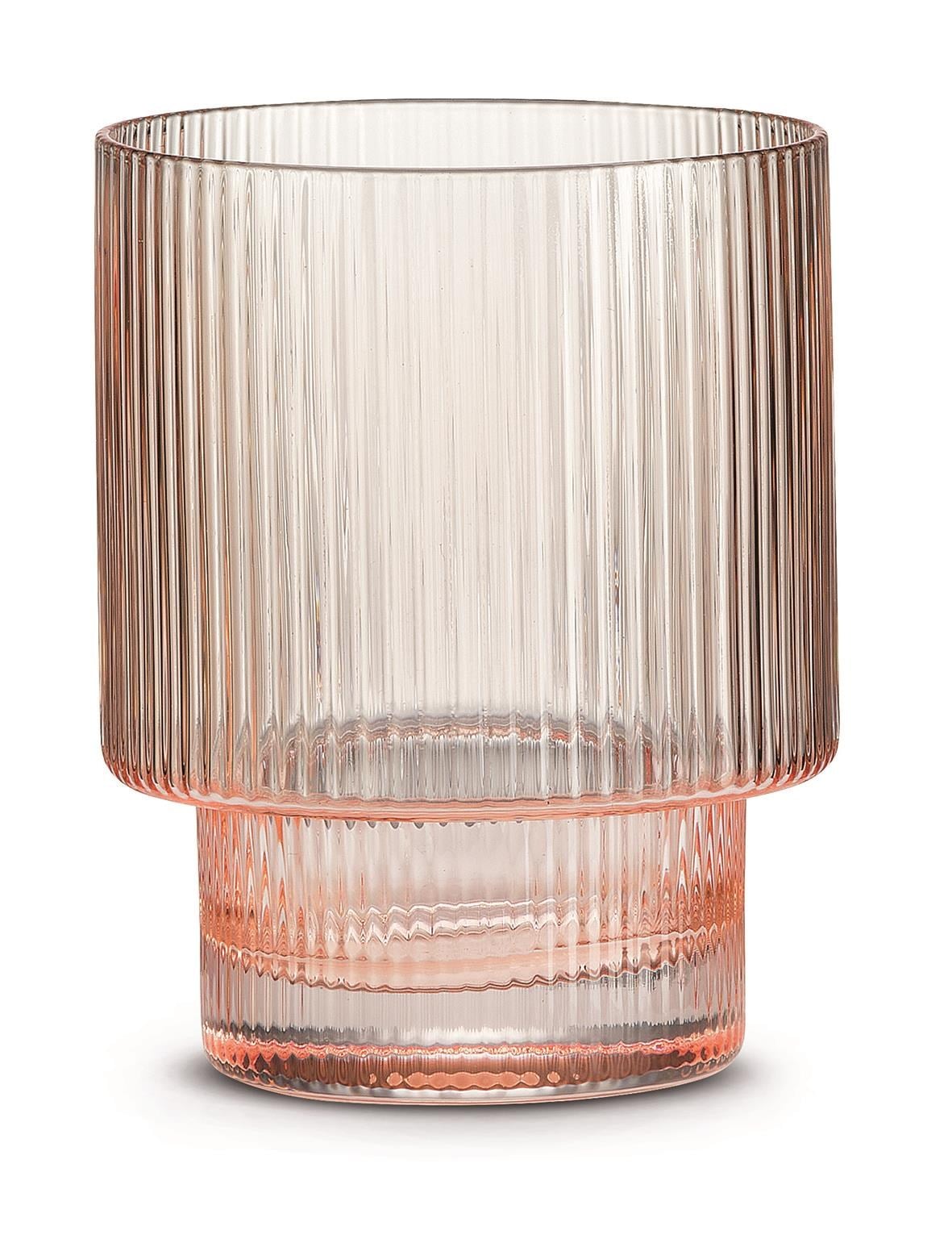 Pozzi Milano Modern Classic 2'li Su Bardağı Seti 320ml Pembe - PM0153 PINK