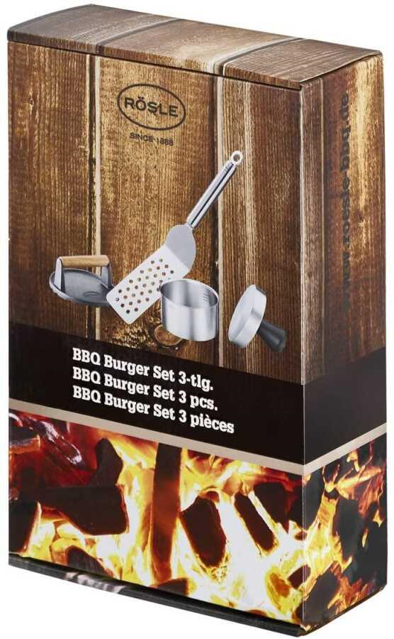 RÖSLE 3 parça BBQ Burger Seti - 25426