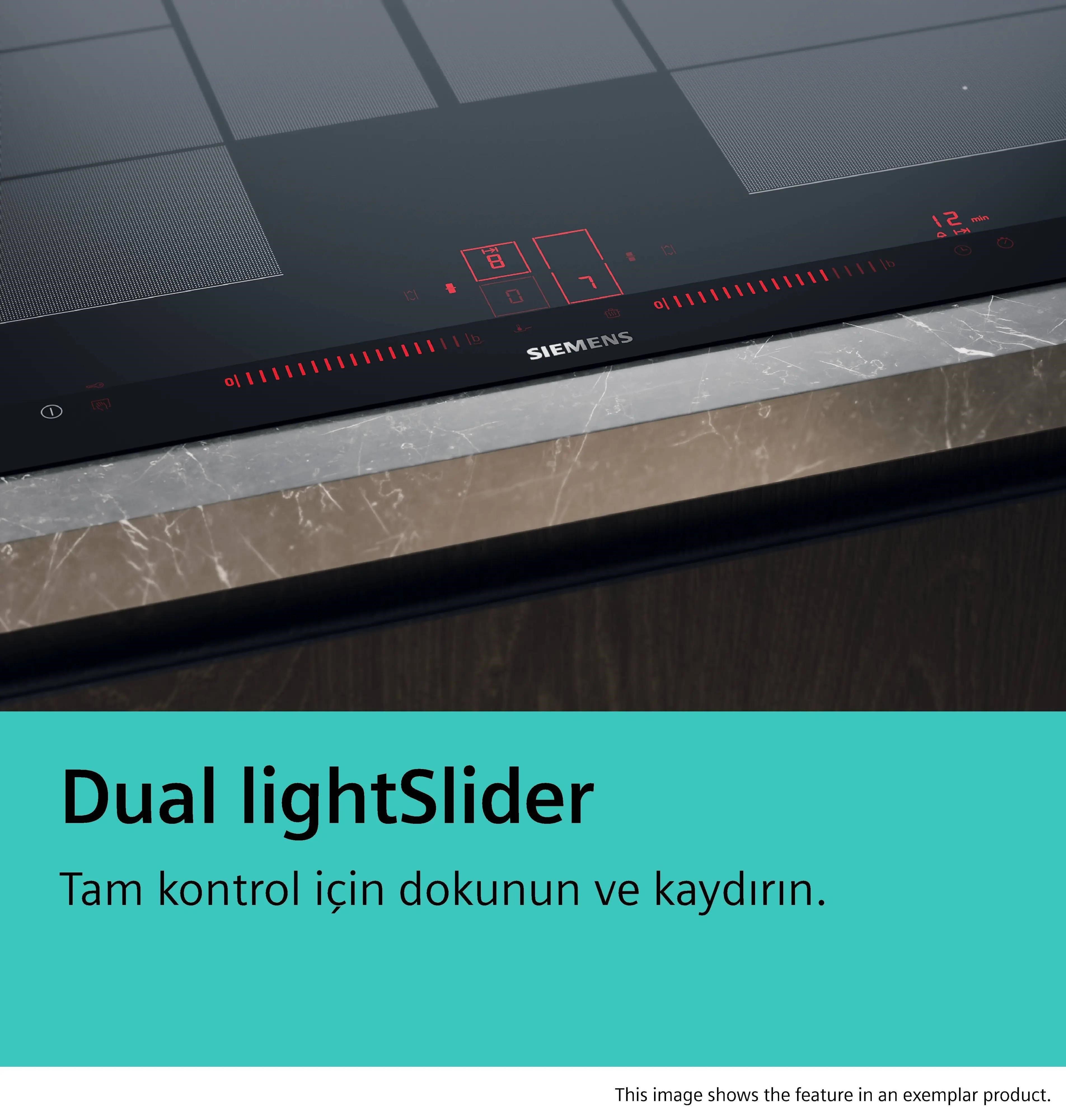 Siemens ET875LMV1D iQ500 Siyah Seramik Elektrikli Ankastre Ocak