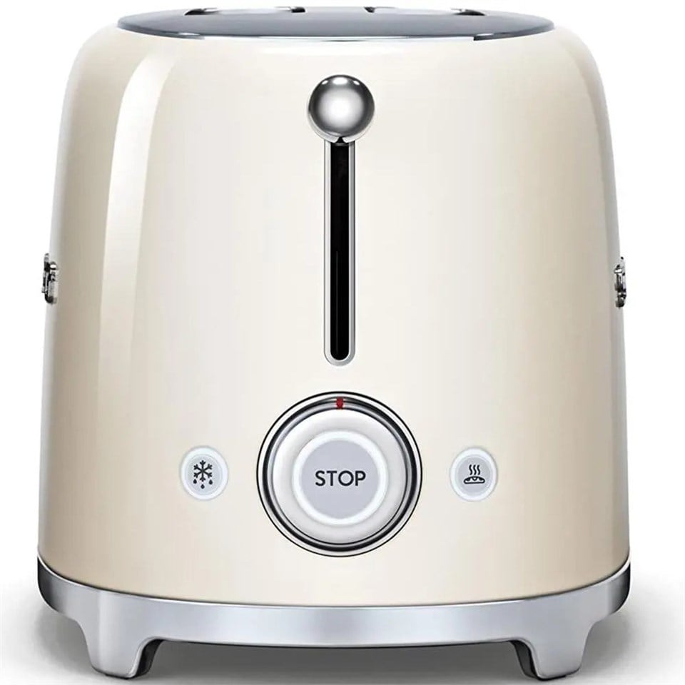 Smeg 2 Li Ekmek Kızartma Krem TSF01CREU