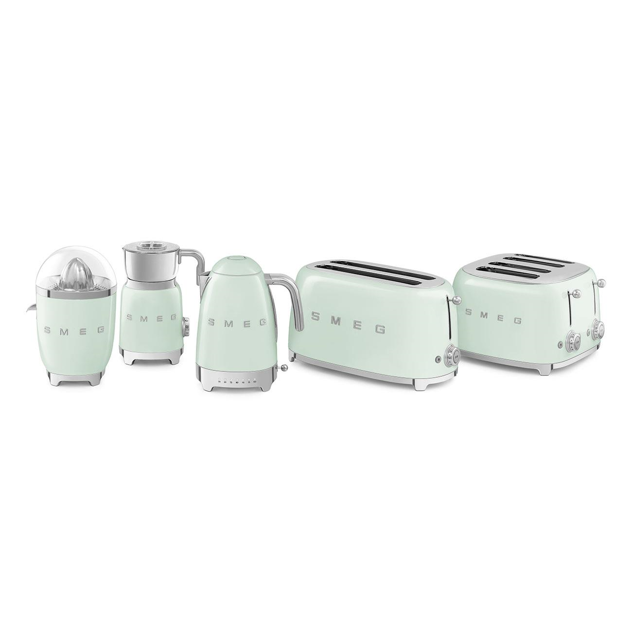 Smeg 4X1 Dilim Ekmek Kızartma Pastel Yeşil -TSF03PGEU