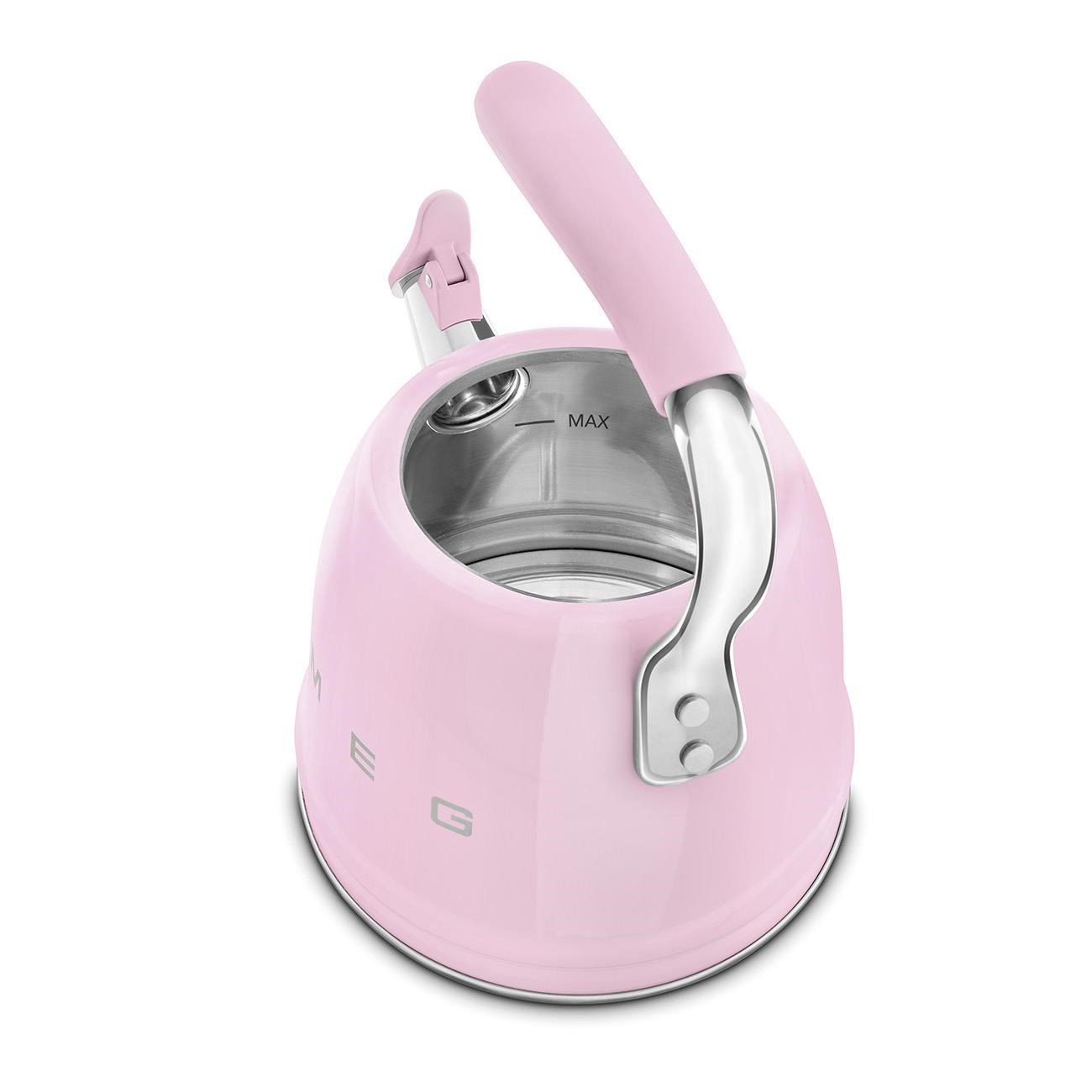 SMEG 50's Style CKLW2001PK Pembe Set Üstü Islıklı Kettle 2.3 Lt