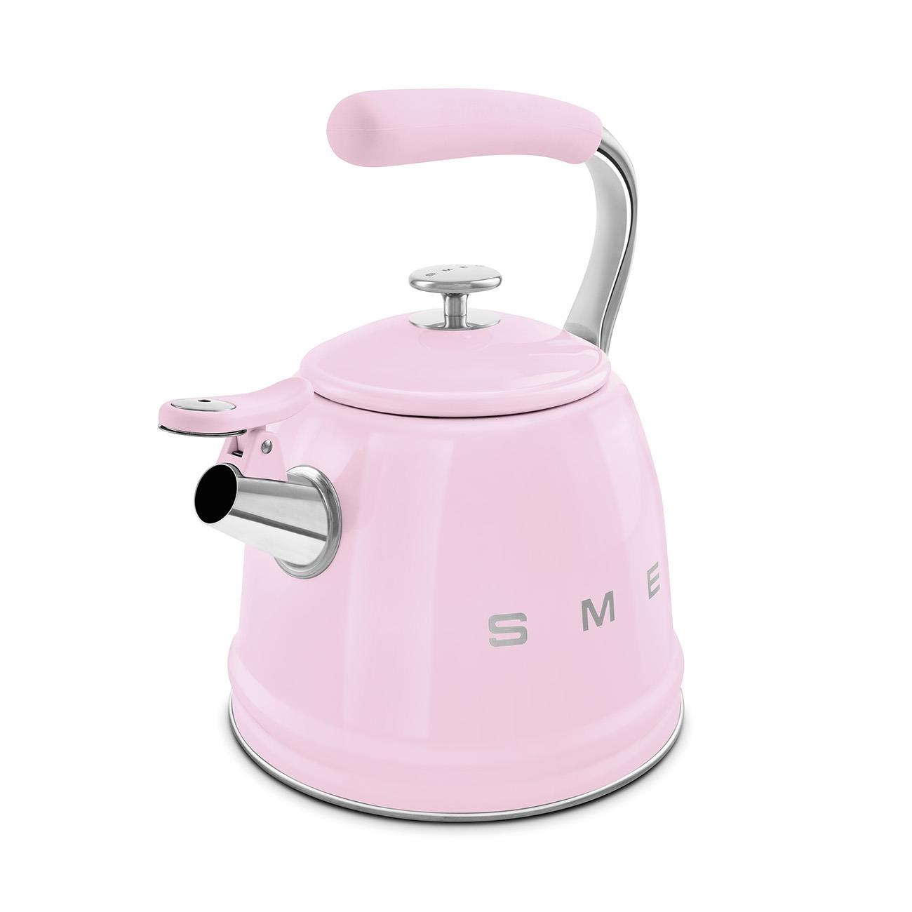 SMEG 50's Style CKLW2001PK Pembe Set Üstü Islıklı Kettle 2.3 Lt