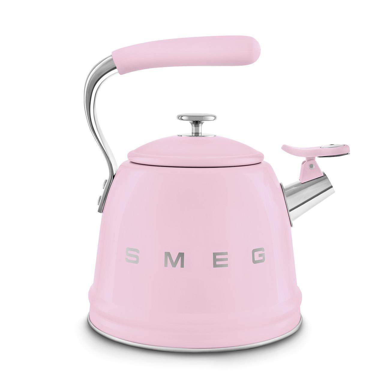 SMEG 50's Style CKLW2001PK Pembe Set Üstü Islıklı Kettle 2.3 Lt