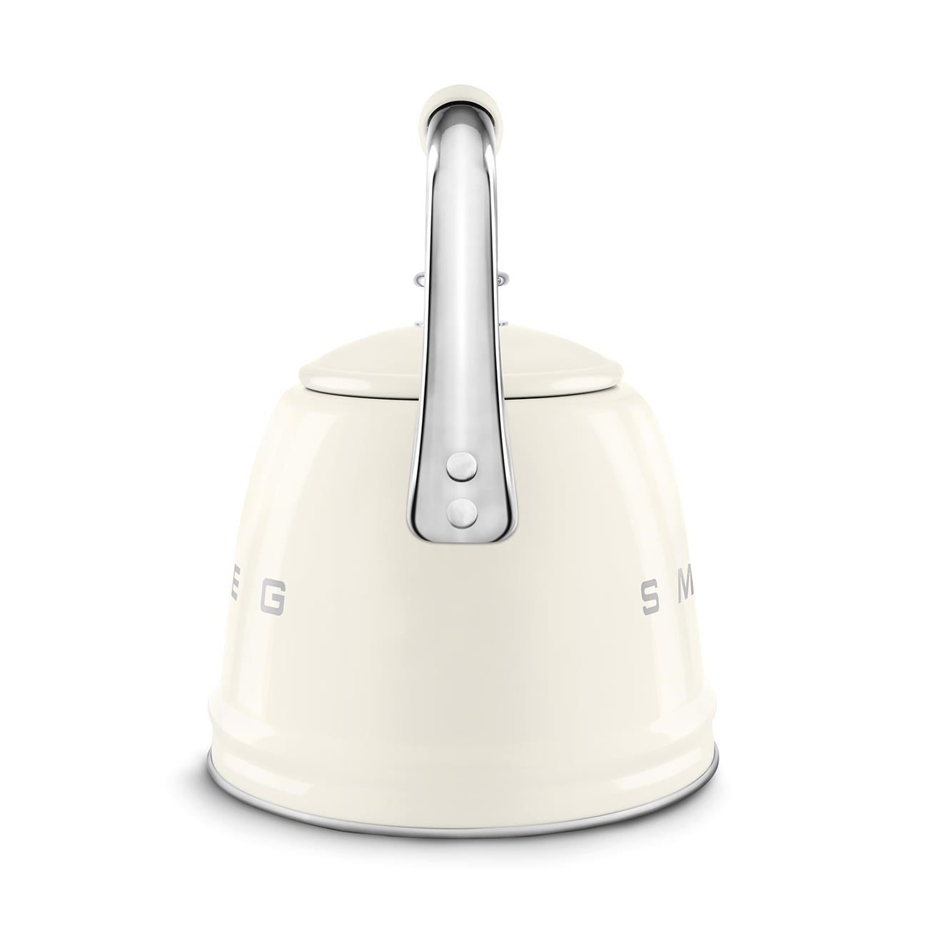 SMEG 50's Style Krem  Set Üstü Islıklı Kettle 2.3 Lt - CKLW2001CR
