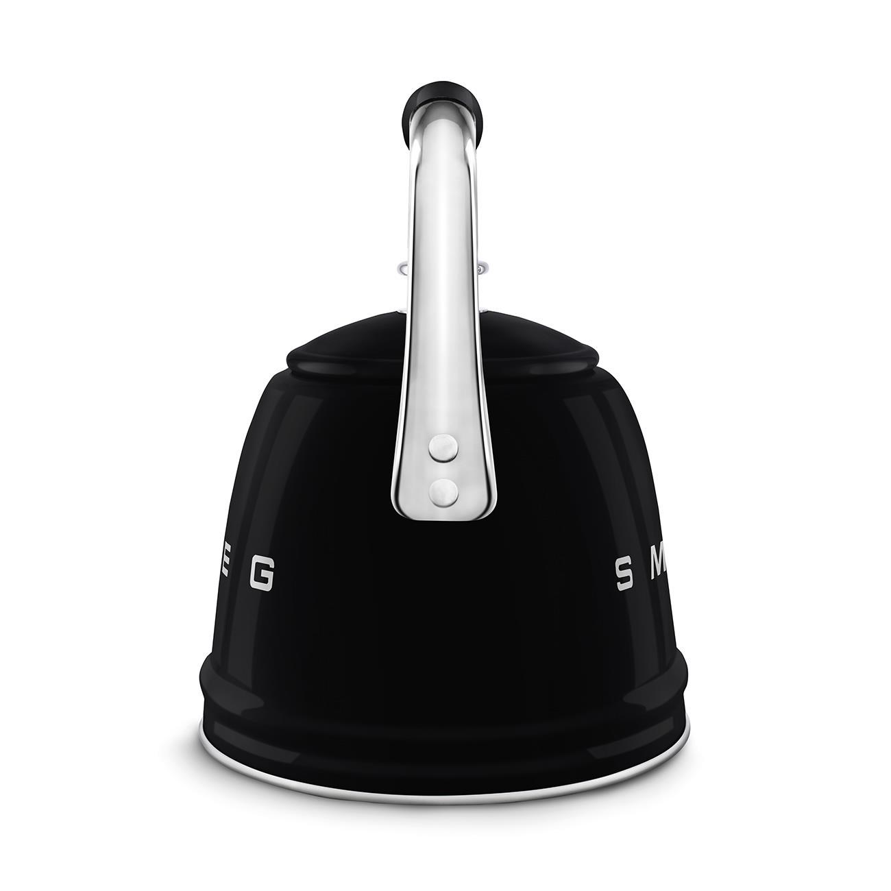 SMEG 50's Style Siyah   Set Üstü Islıklı Kettle 2.3 Lt