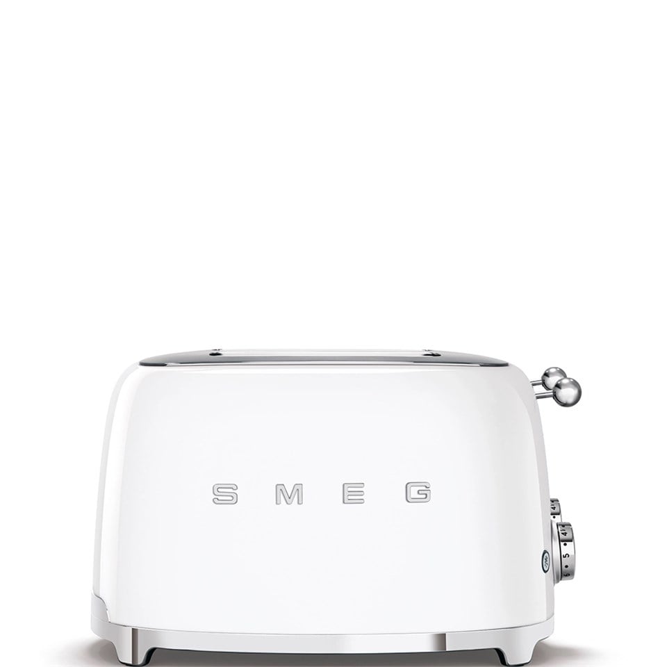 Smeg Beyaz Geniş Hazneli Ekmek Kızartma TSF03WHEU