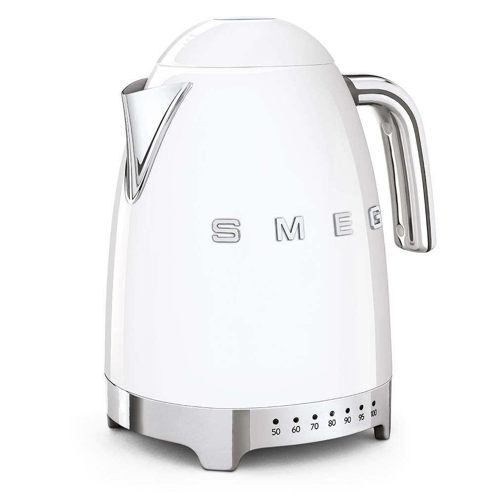 Smeg Beyaz Isı Ayarlı Kettle KLF04WHEU