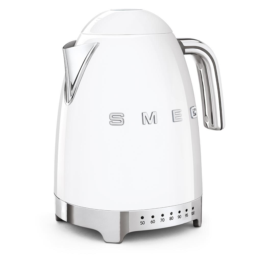 Smeg Beyaz Isı Ayarlı Kettle KLF04WHEU