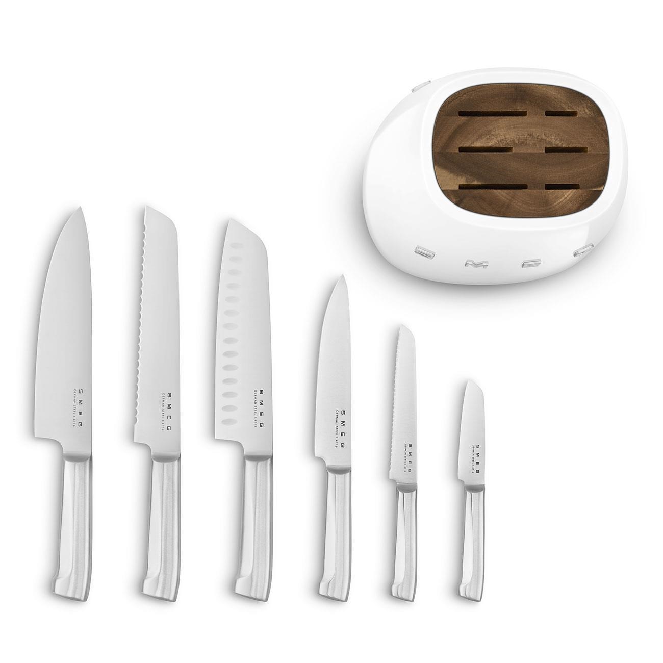Smeg Bıçak Set Whıte