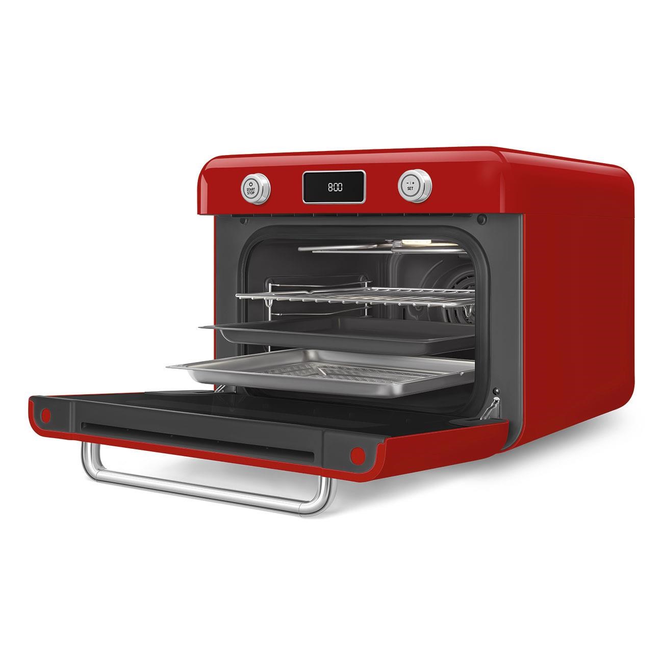 Smeg Buharlı Fırın Kırmızı - COF01RDEU
