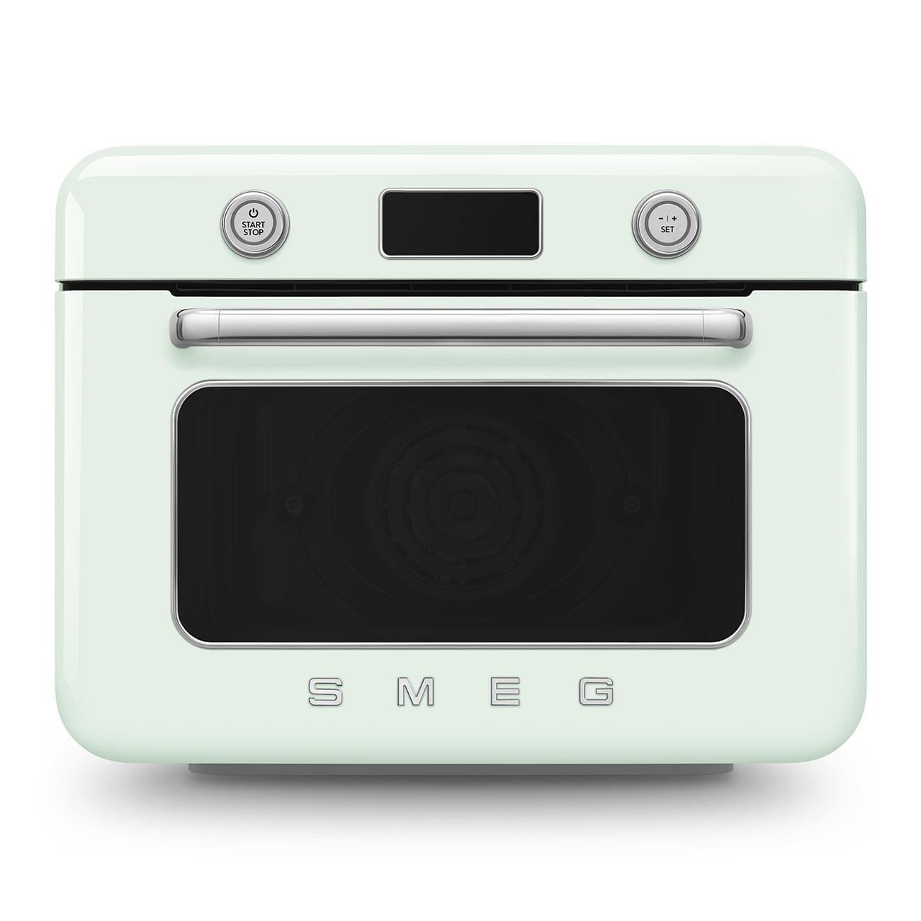 SMEG COF01PGEU RETRO SERİSİ SOLO TEZGAH ÜSTÜ KOMBİ BUHARLI FIRIN PASTEL YEŞİL