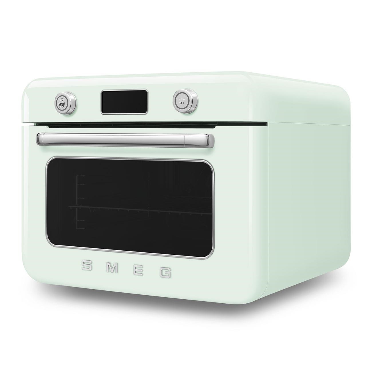 SMEG COF01PGEU RETRO SERİSİ SOLO TEZGAH ÜSTÜ KOMBİ BUHARLI FIRIN PASTEL YEŞİL
