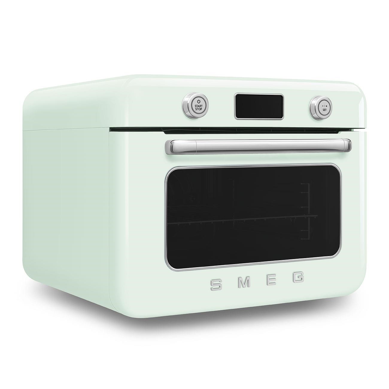 SMEG COF01PGEU RETRO SERİSİ SOLO TEZGAH ÜSTÜ KOMBİ BUHARLI FIRIN PASTEL YEŞİL