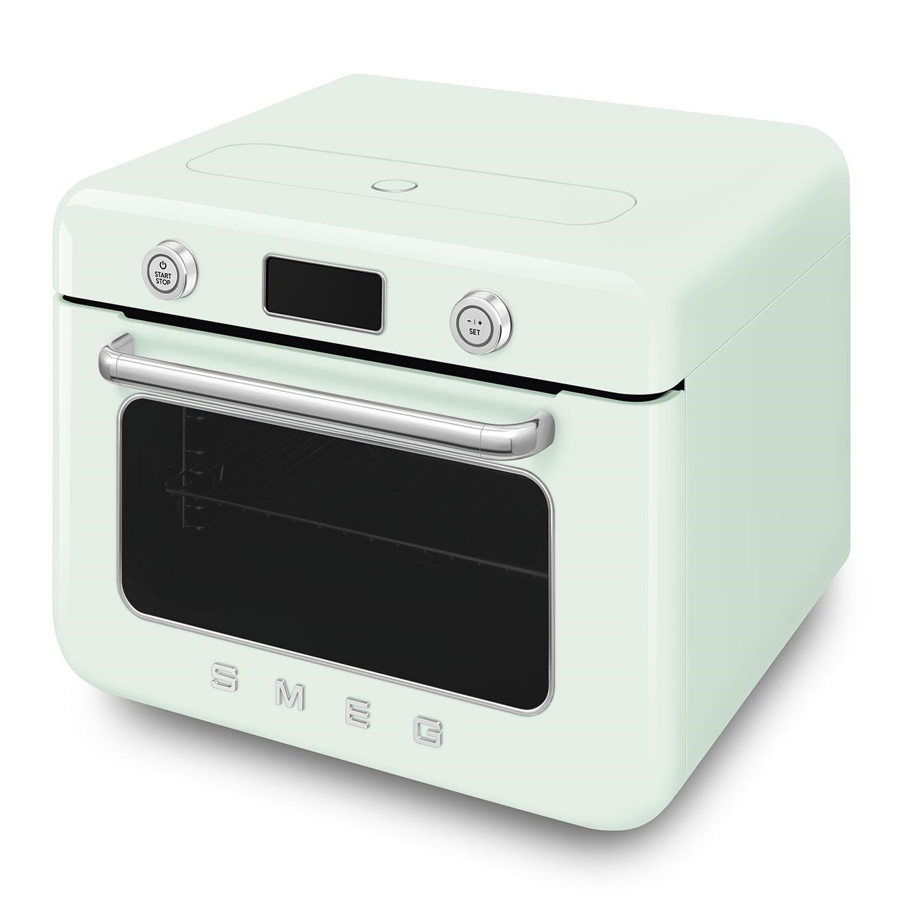 SMEG COF01PGEU RETRO SERİSİ SOLO TEZGAH ÜSTÜ KOMBİ BUHARLI FIRIN PASTEL YEŞİL