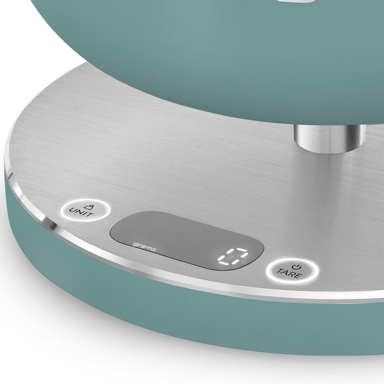 Smeg Dijital Mutfak Tartısı Emerald Green Mat - Zümrüt Yeşili - KSC01EGMWW
