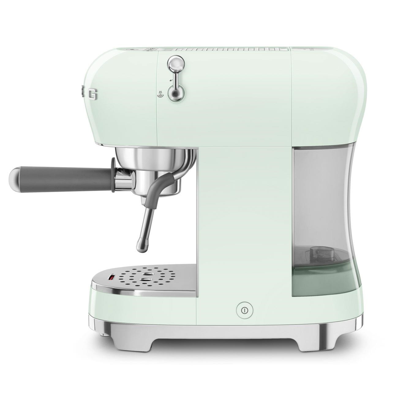 SMEG ECF02PGEU STANDART ESPRESSO MAKİNASI PASTEL YEŞİL