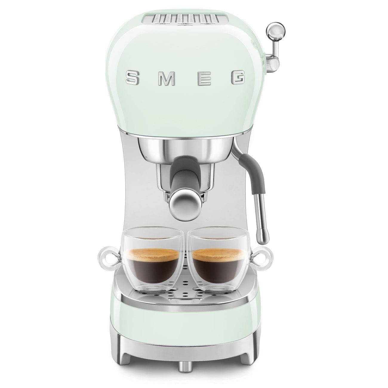 SMEG ECF02PGEU STANDART ESPRESSO MAKİNASI PASTEL YEŞİL