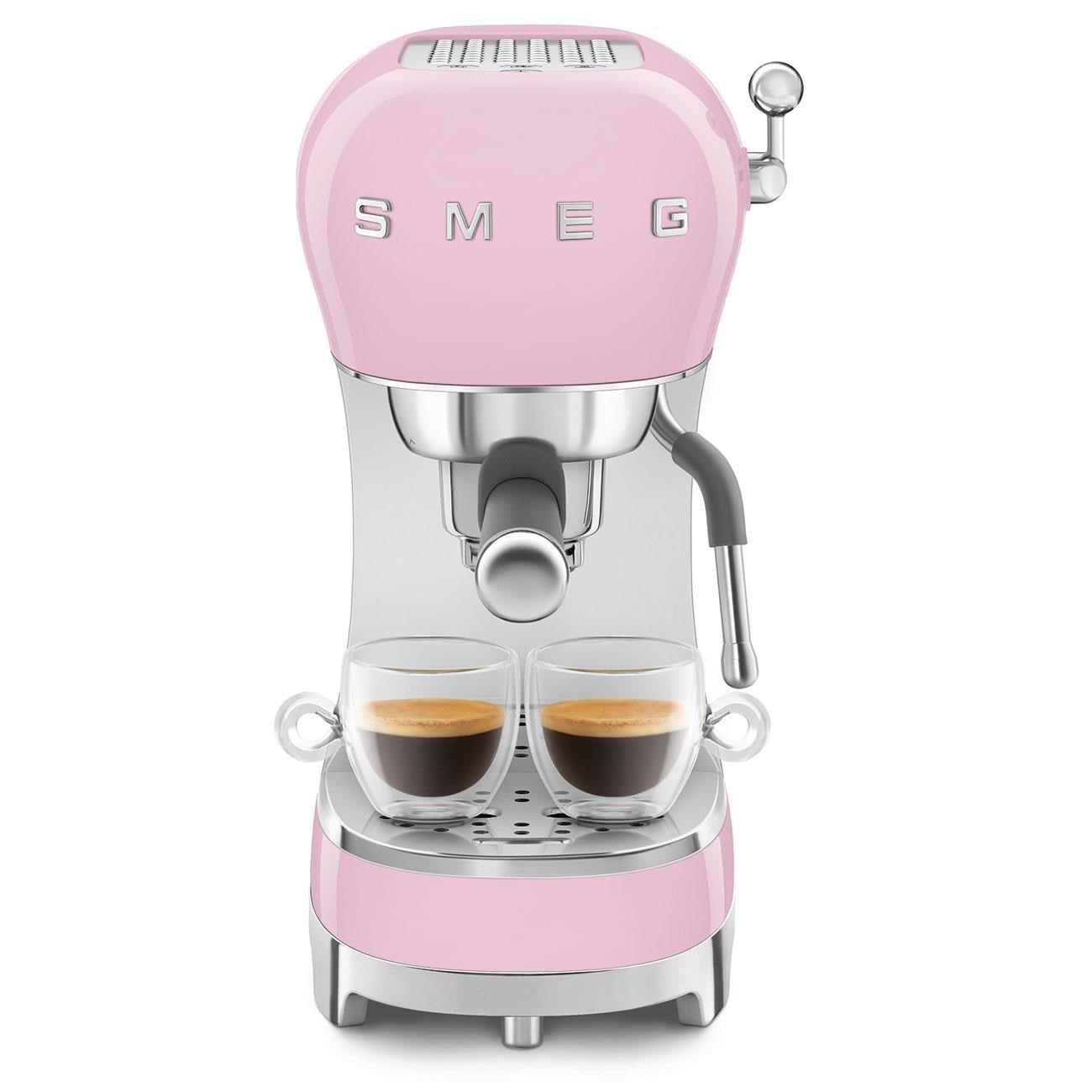 SMEG ECF02PKEU STANDART ESPRESSO MAKİNASI PEMBE