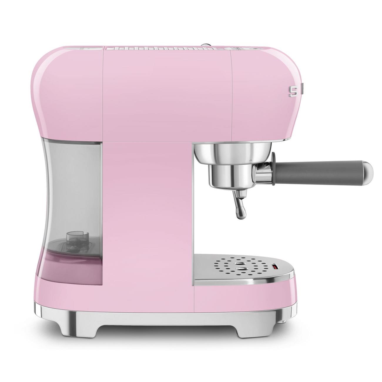 SMEG ECF02PKEU STANDART ESPRESSO MAKİNASI PEMBE