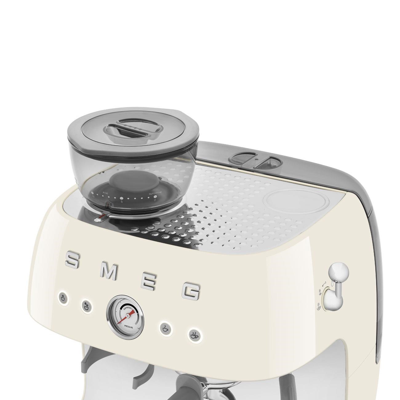 SMEG EGF03CREU MANUEL KAHVE ÖĞÜTÜCÜ ESPRESSO MAKİNASI KREM