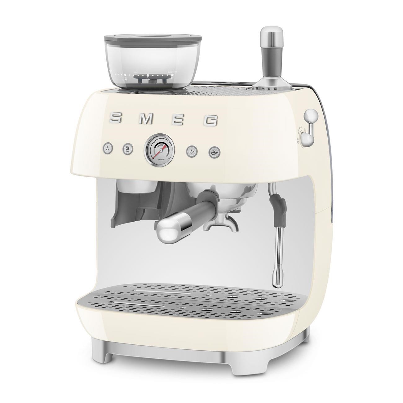 SMEG EGF03CREU MANUEL KAHVE ÖĞÜTÜCÜ ESPRESSO MAKİNASI KREM
