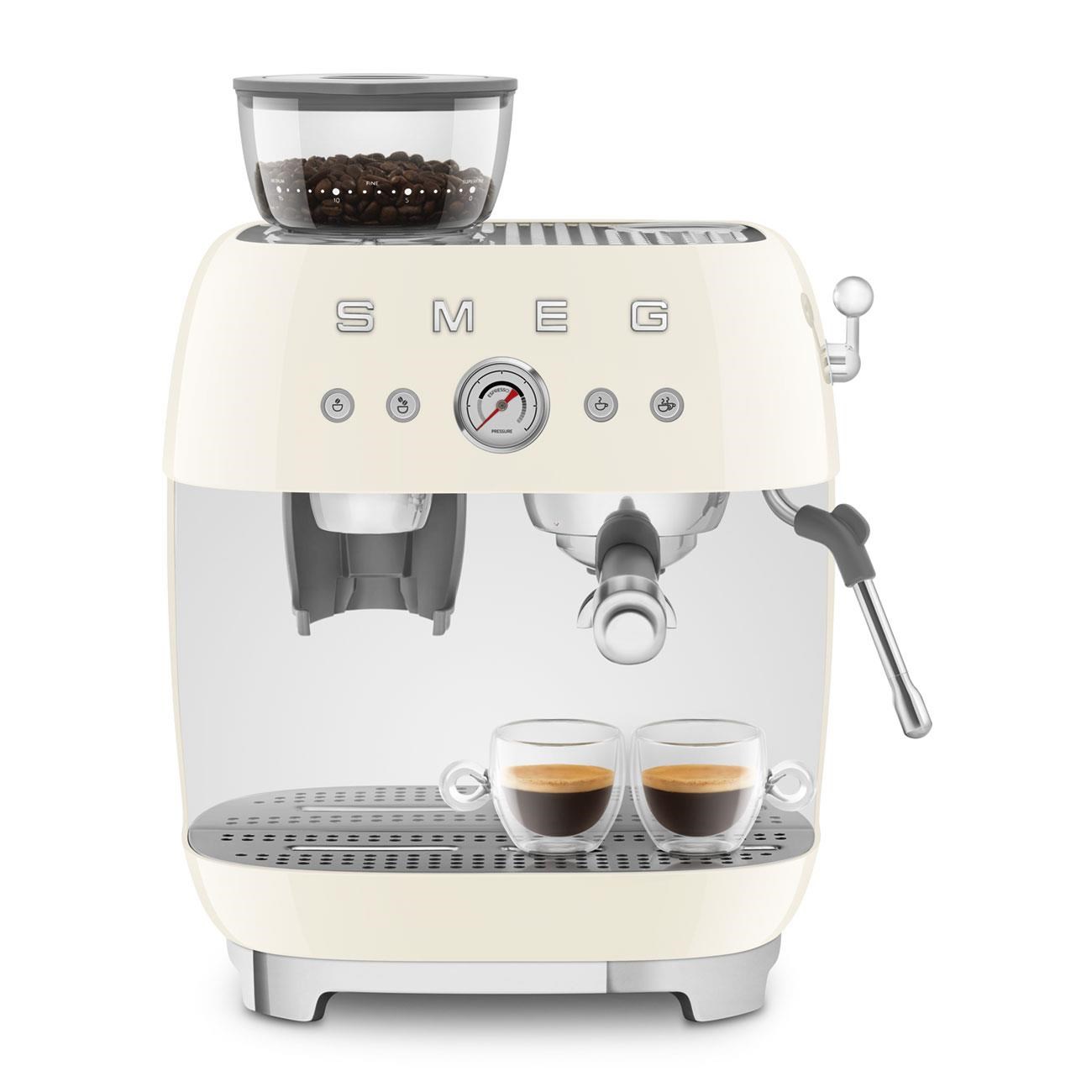 SMEG EGF03CREU MANUEL KAHVE ÖĞÜTÜCÜ ESPRESSO MAKİNASI KREM