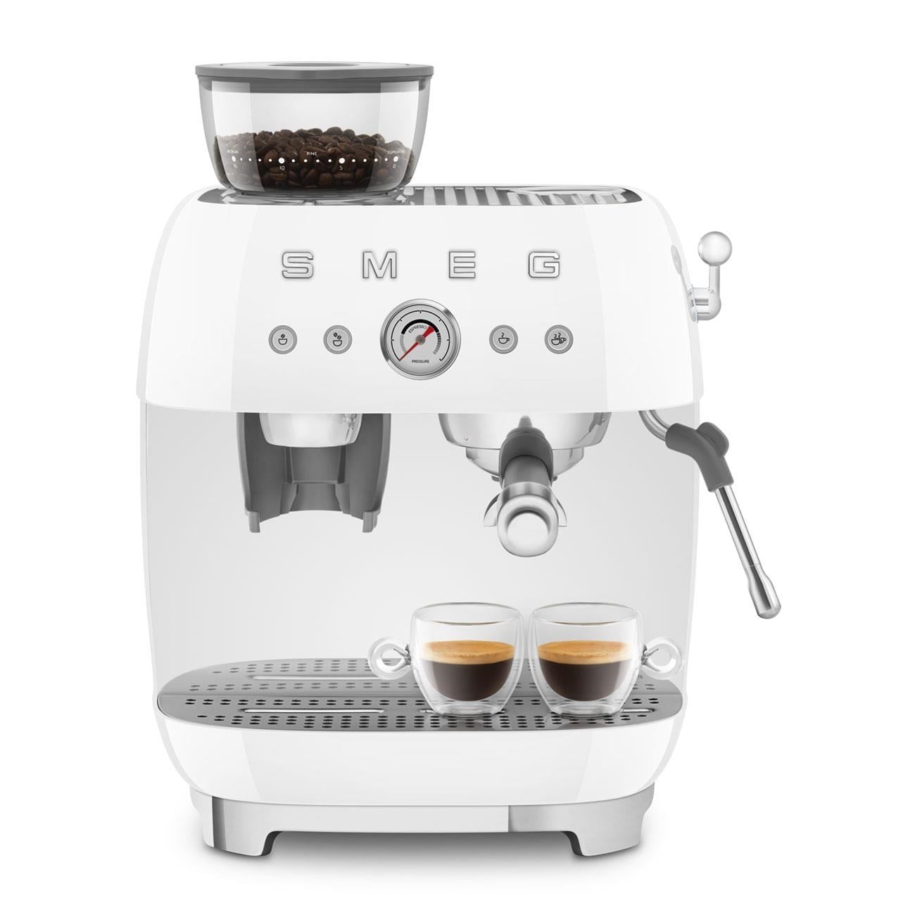 SMEG EGF03WHEU KAHVE ÖĞÜTÜCÜ ESPRESSO MAKİNASI BEYAZ