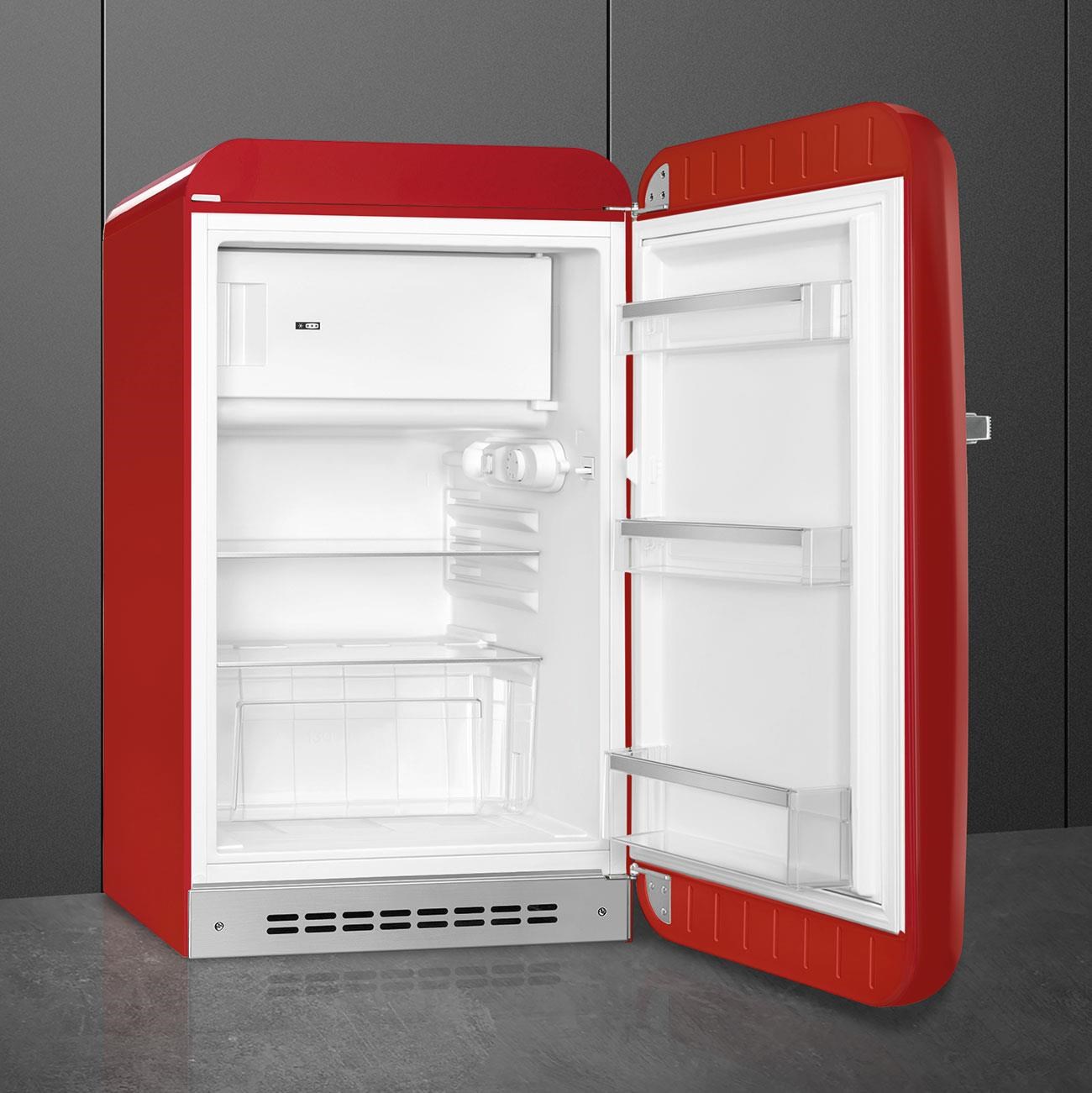 Smeg Fab10 Kırmızı Retro Mini Buzdolabı Sağ Menteşe