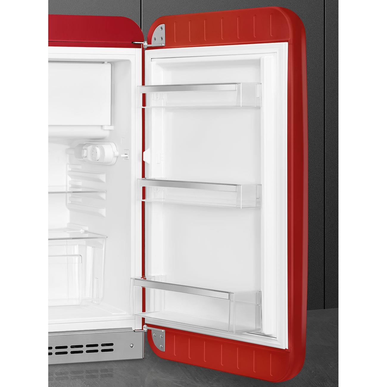 Smeg Fab10 Kırmızı Retro Mini Buzdolabı Sağ Menteşe