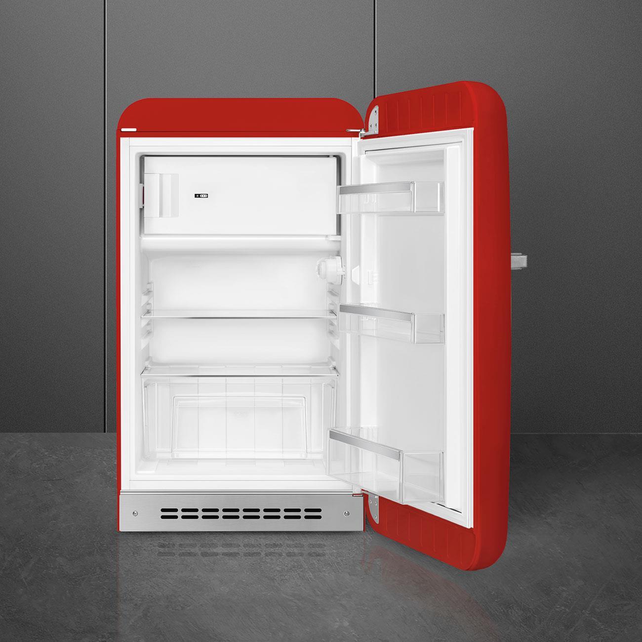 Smeg Fab10 Kırmızı Retro Mini Buzdolabı Sağ Menteşe