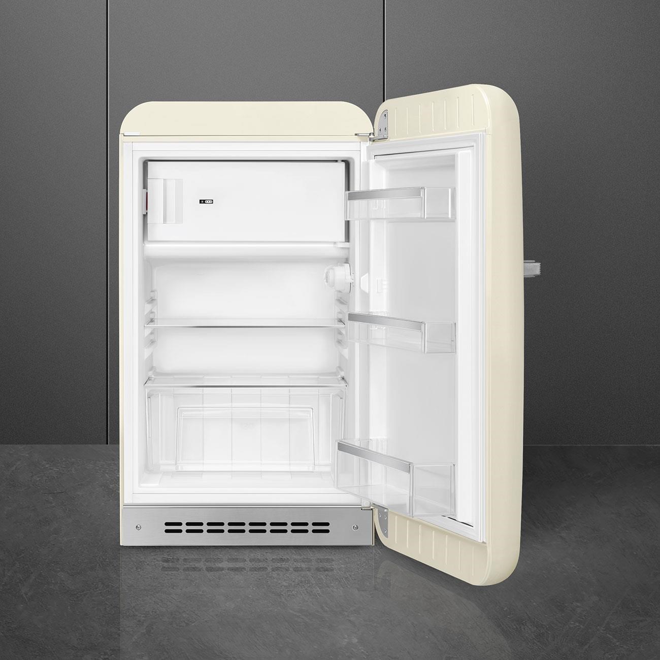 Smeg Fab10 Krem Retro Mini Buzdolabı Sağ Menteşe