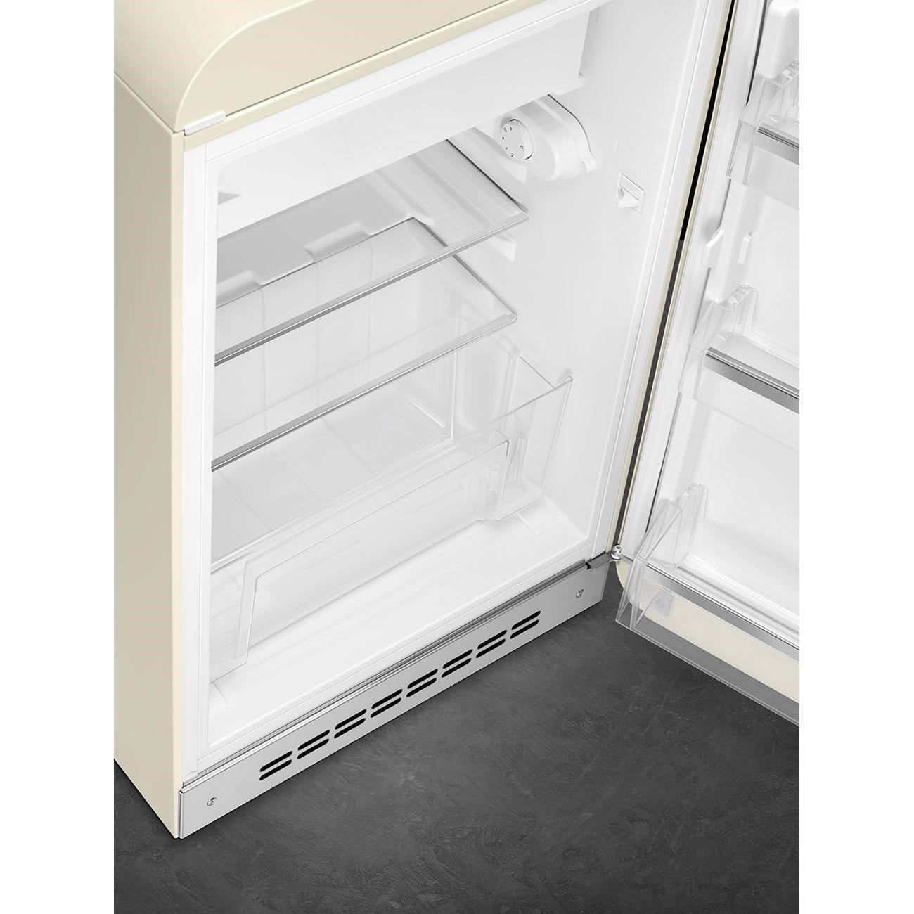 Smeg Fab10 Krem Retro Mini Buzdolabı Sağ Menteşe