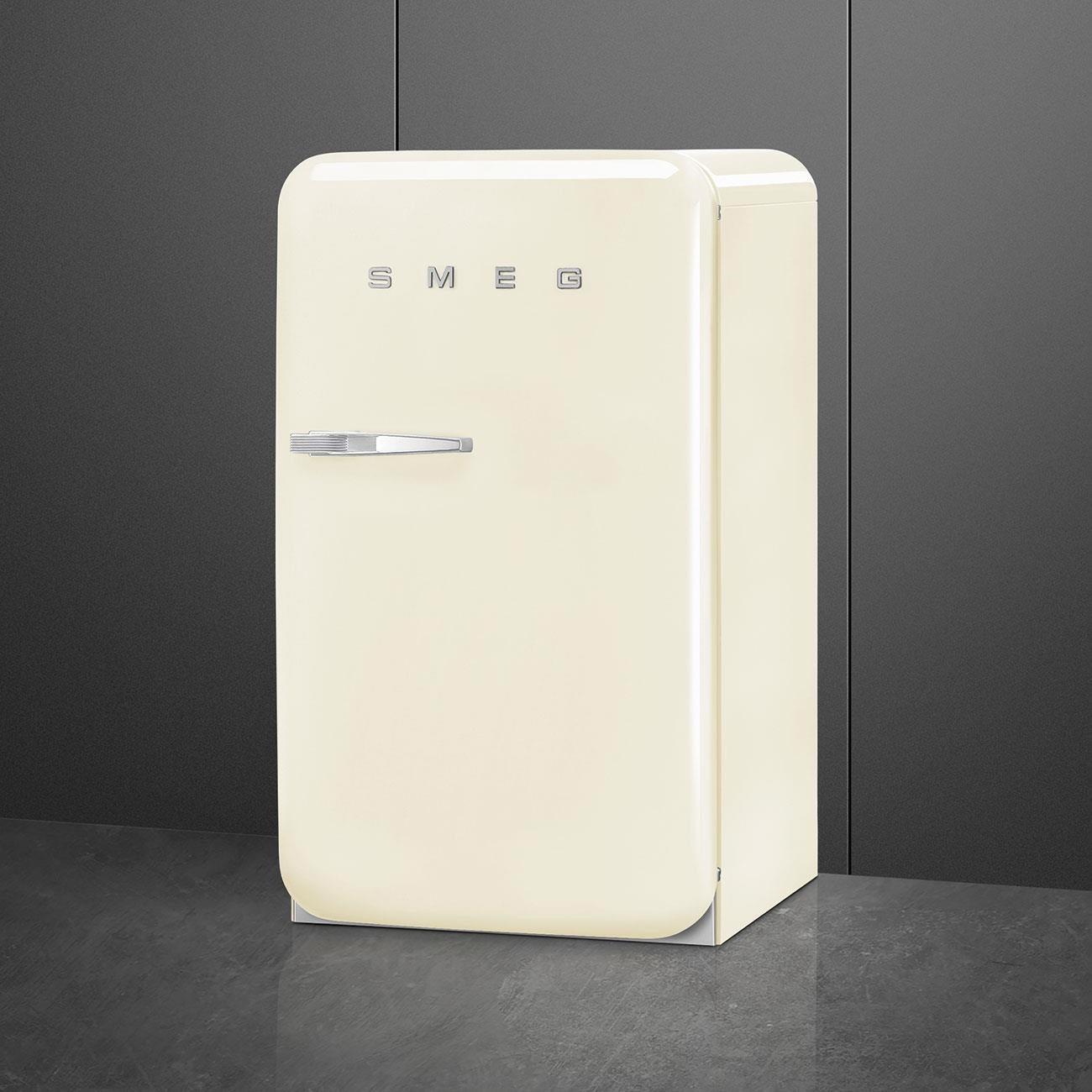 Smeg Fab10 Krem Retro Mini Buzdolabı Sağ Menteşe