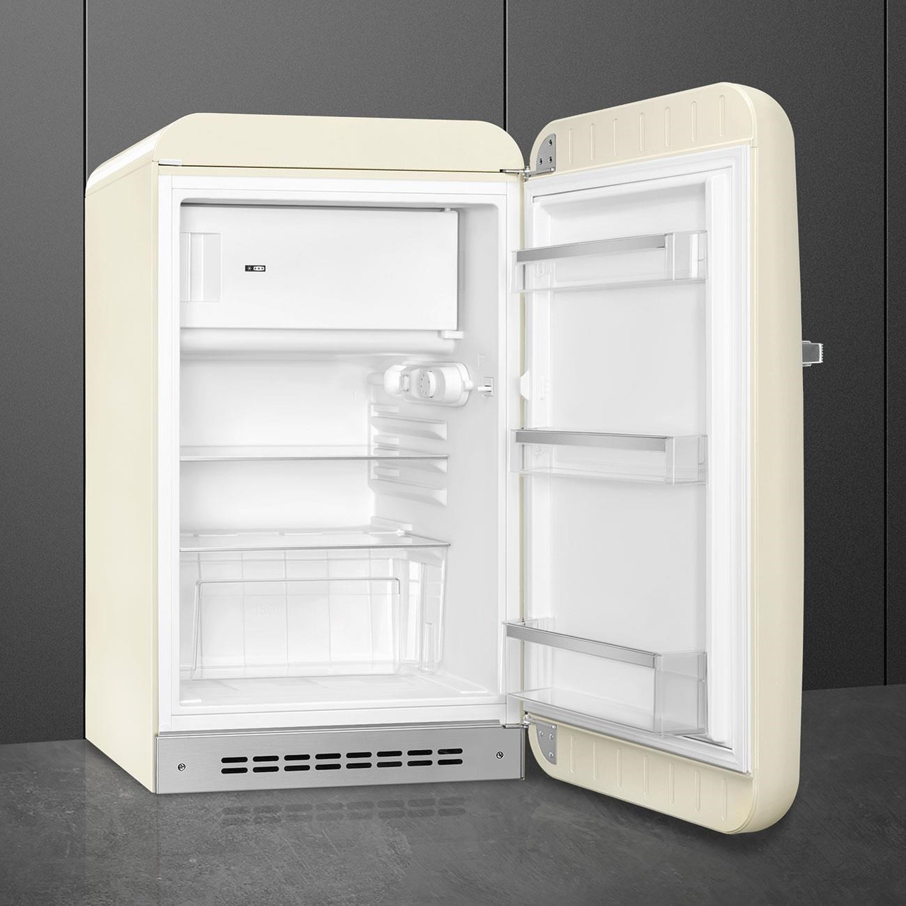 Smeg Fab10 Krem Retro Mini Buzdolabı Sağ Menteşe