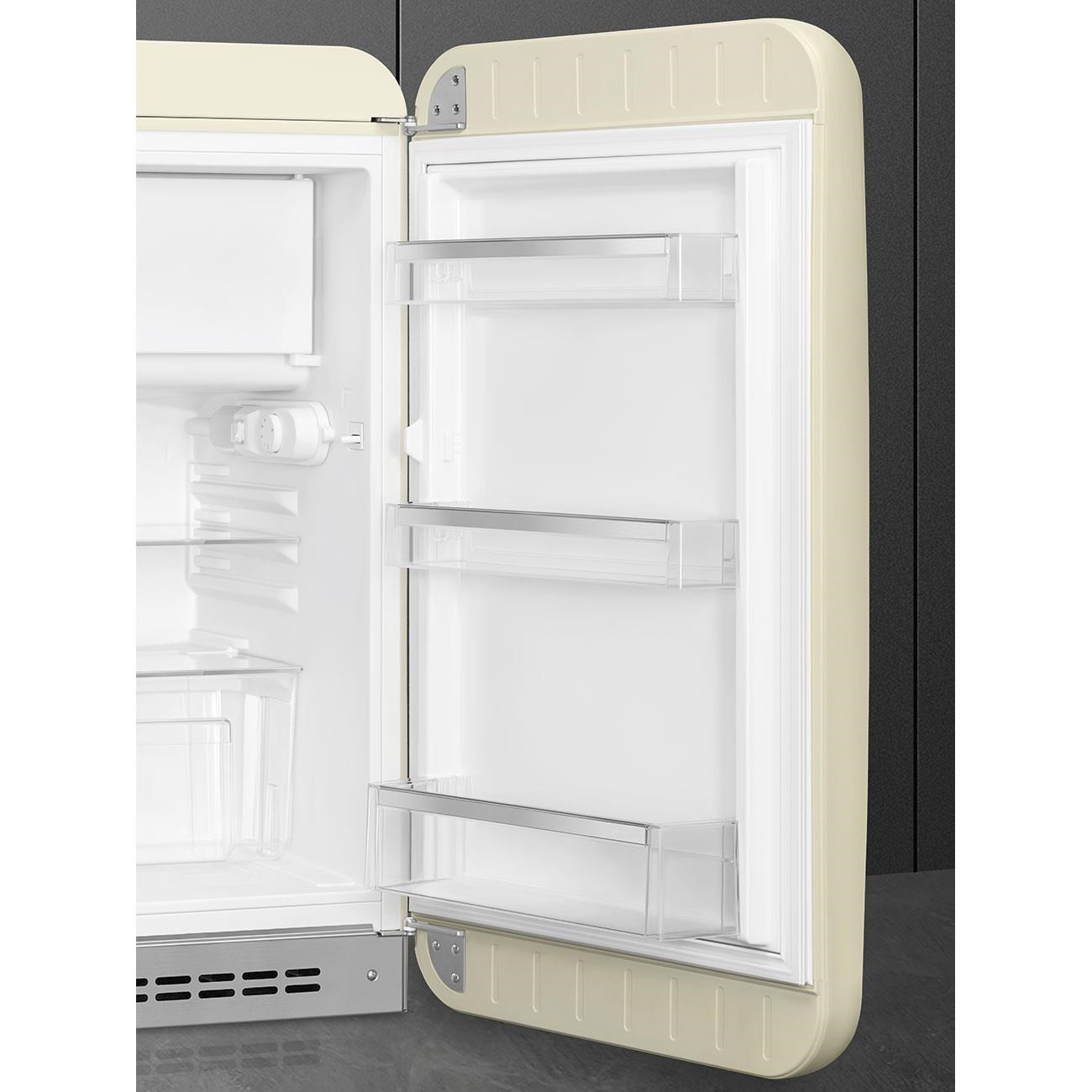 Smeg Fab10 Krem Retro Mini Buzdolabı Sağ Menteşe