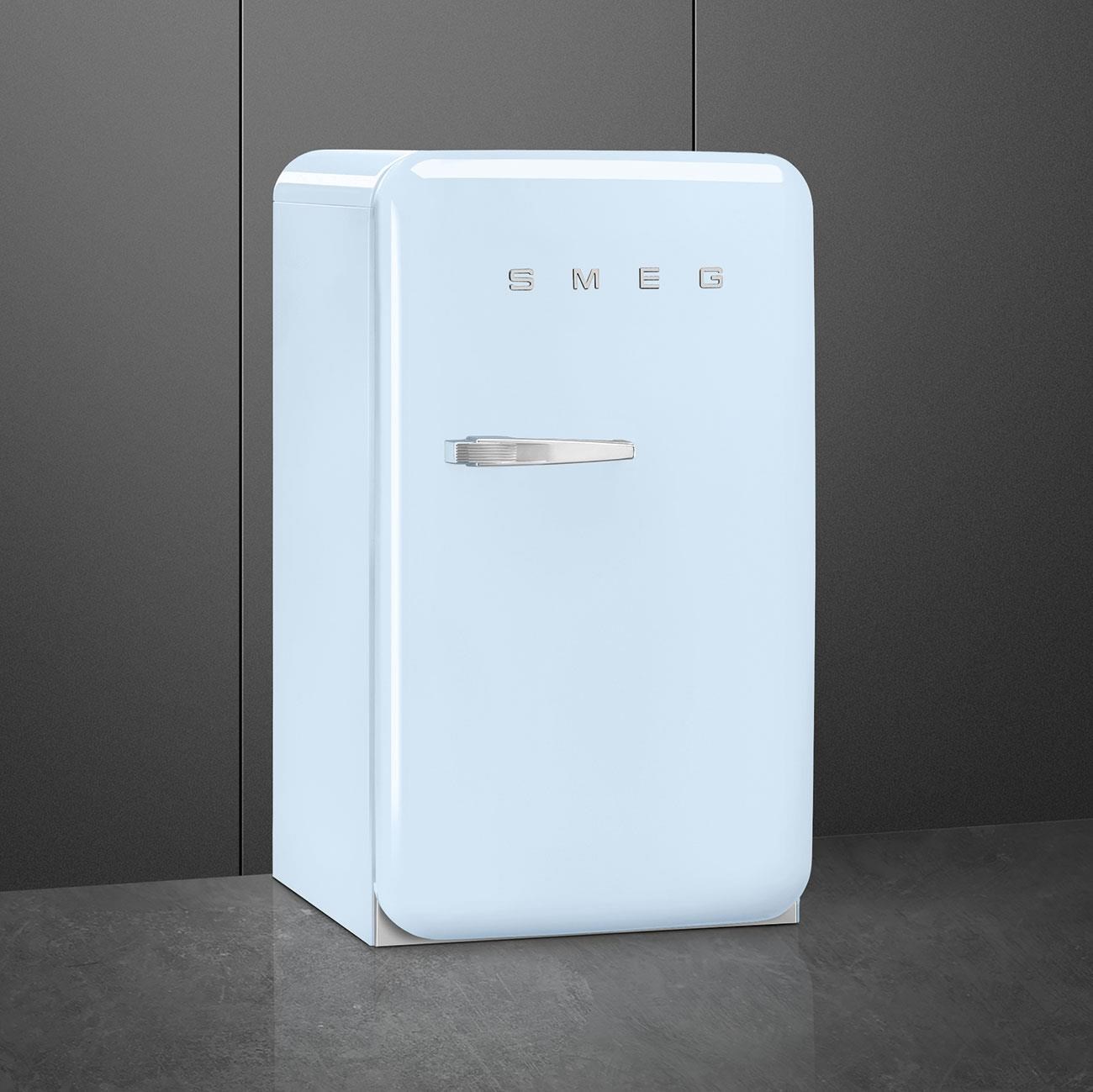 Smeg Fab10 Pastel Mavi Retro Mini Buzdolabı Sağ Menteşe