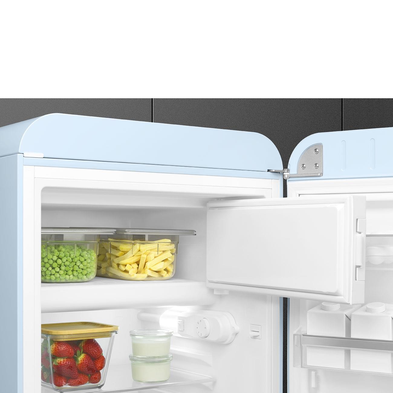 Smeg Fab10 Pastel Mavi Retro Mini Buzdolabı Sağ Menteşe