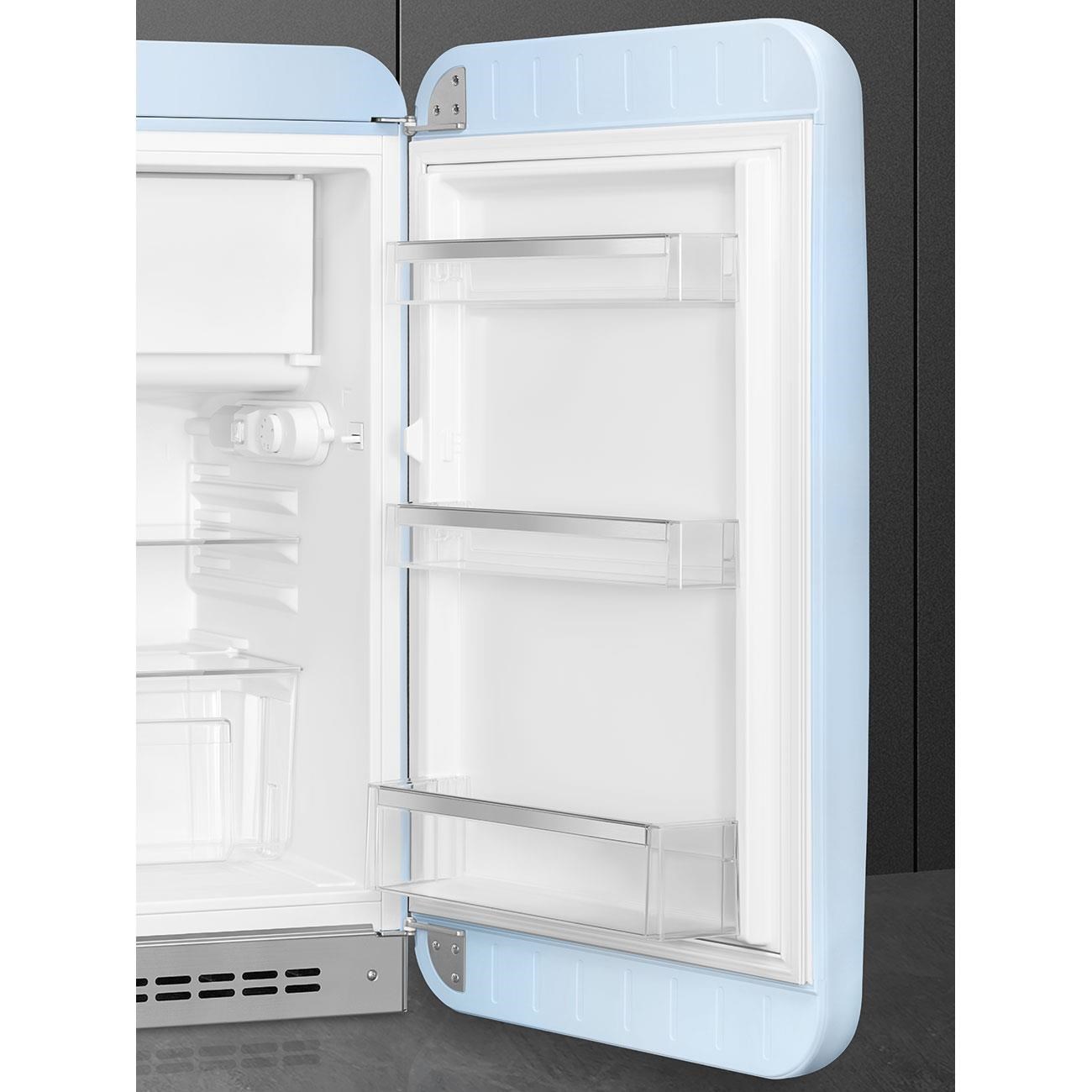 Smeg Fab10 Pastel Mavi Retro Mini Buzdolabı Sağ Menteşe