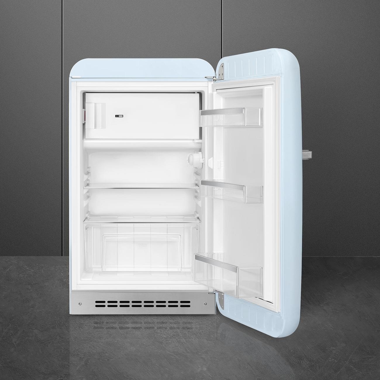Smeg Fab10 Pastel Mavi Retro Mini Buzdolabı Sağ Menteşe