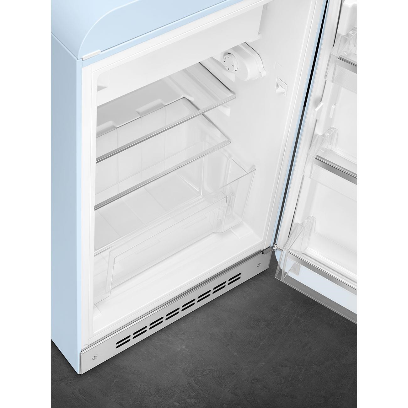 Smeg Fab10 Pastel Mavi Retro Mini Buzdolabı Sağ Menteşe