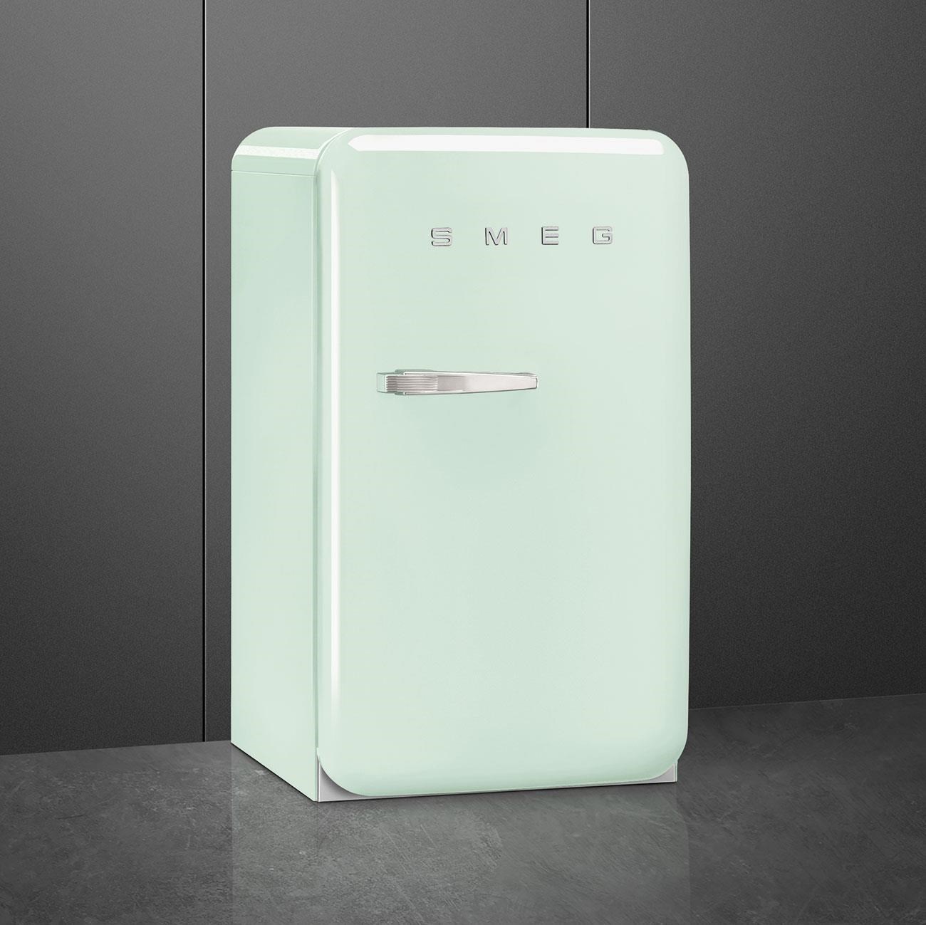 Smeg Fab10 Pastel Yeşil Retro Mini Buzdolabı Sağ Menteşe